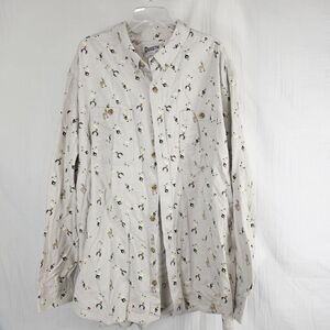 Duluth Trading Shirt 3XLT Free Swingin Flannel Relaxed Fit Llama Christmas NWT